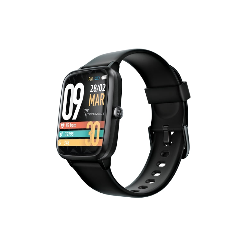 Orologio Uomo Techmade Smartwatch Total Black Nero TM-MOVE-BK