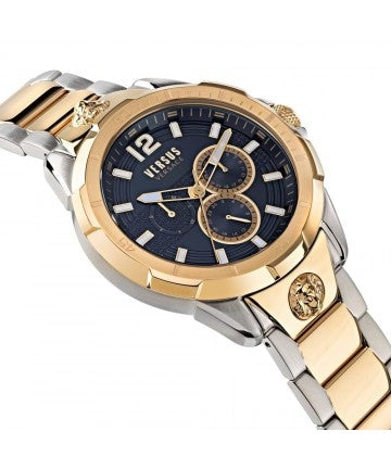 Orologio Uomo acciaio bicolore multifunzione