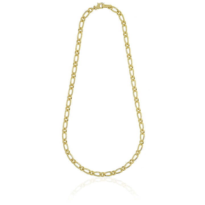 Collana Uomo Unoaerre Acciaio dorato  Maglia Grumetta e figaro 560846