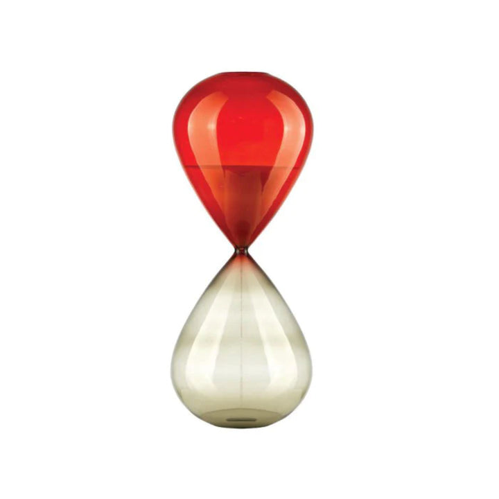 Clessidra Onlylux Vetro Doppio Colore Rosso Fumè cm 40 OL02785