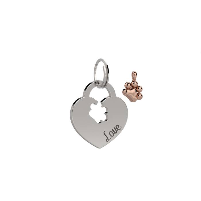 Bracciale Unisex Liu Jo Pets Acciaio Medaglina Per Cucciolo LJP020