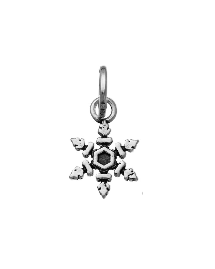 Charm Donna Giovanni Raspini Argento 925 Mini Fiocco Di Neve Realizzato A Mano 10933