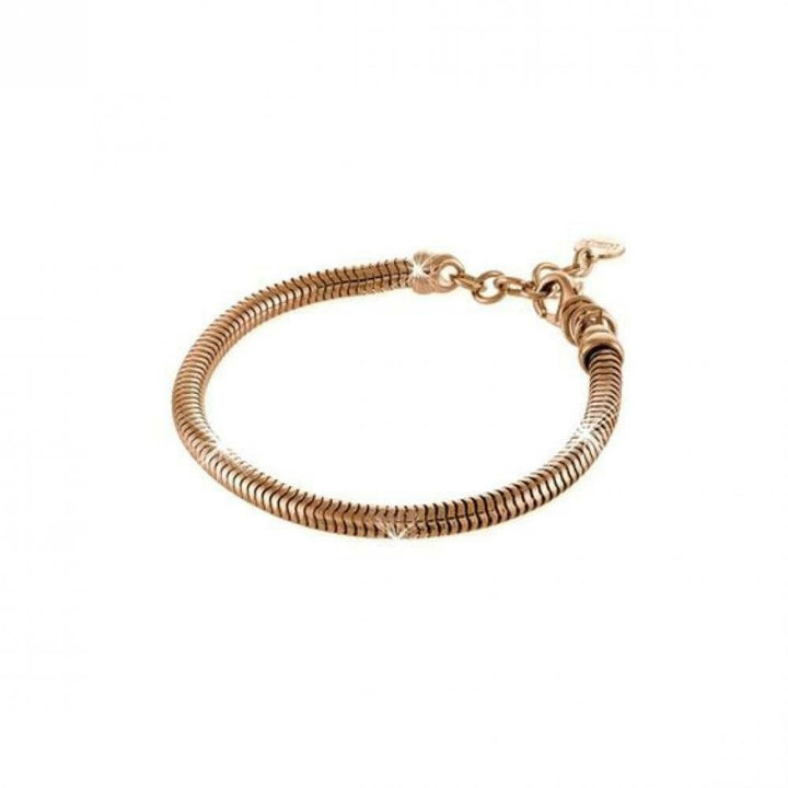 Bracciale Donna Unoaerre Bronzo Rosè Catena Spirale Tonda 466561