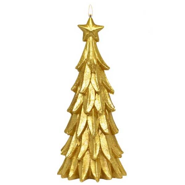 Candela Adpal Albero Decorato Oro Metallico AD-25