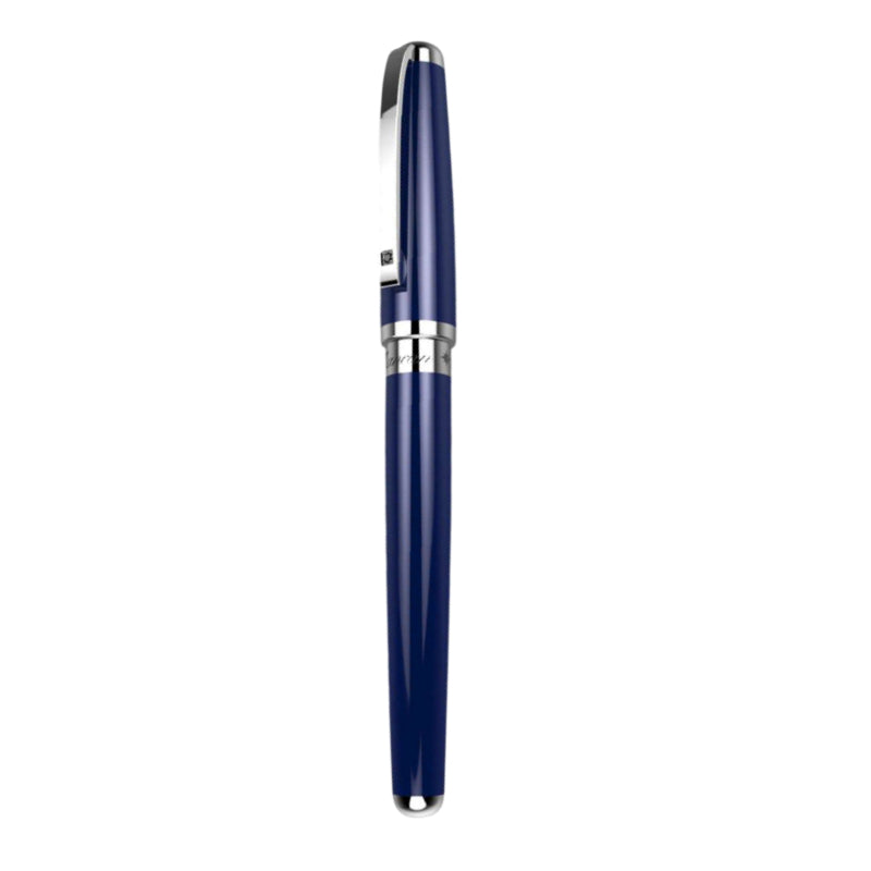 Penna Uomo Zancan Sfera Acciaio Blu Diamante Nero HPN038-DN