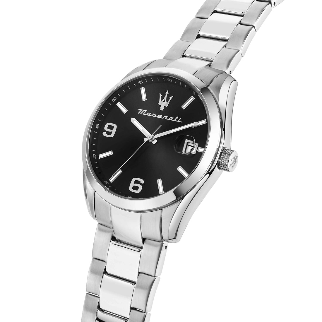 Orologio Uomo Maserati Acciaio Lucido Quarzo Solo Tempo Data R8853151007