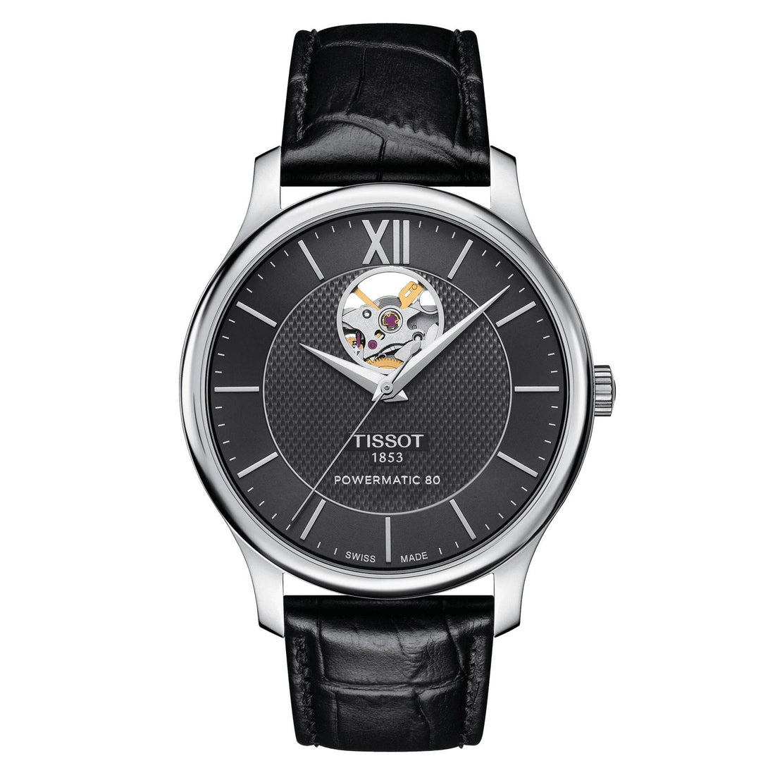 Orologio Uomo automatico Tradition Powermatic 80 Open Heart