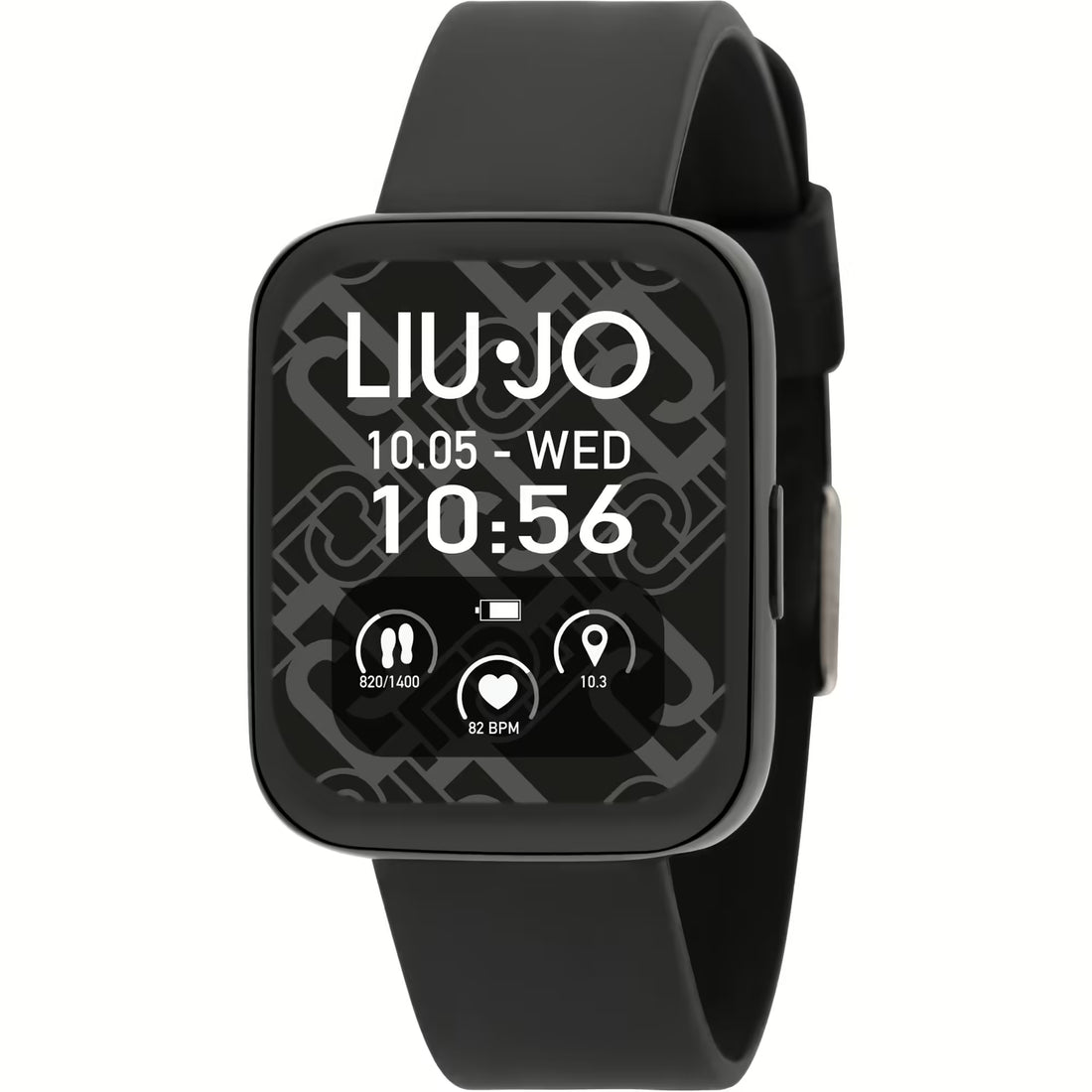 Orologio Liu Jo Uomo Smartwatch Voice Acciaio Gomma Nero SWLJ096
