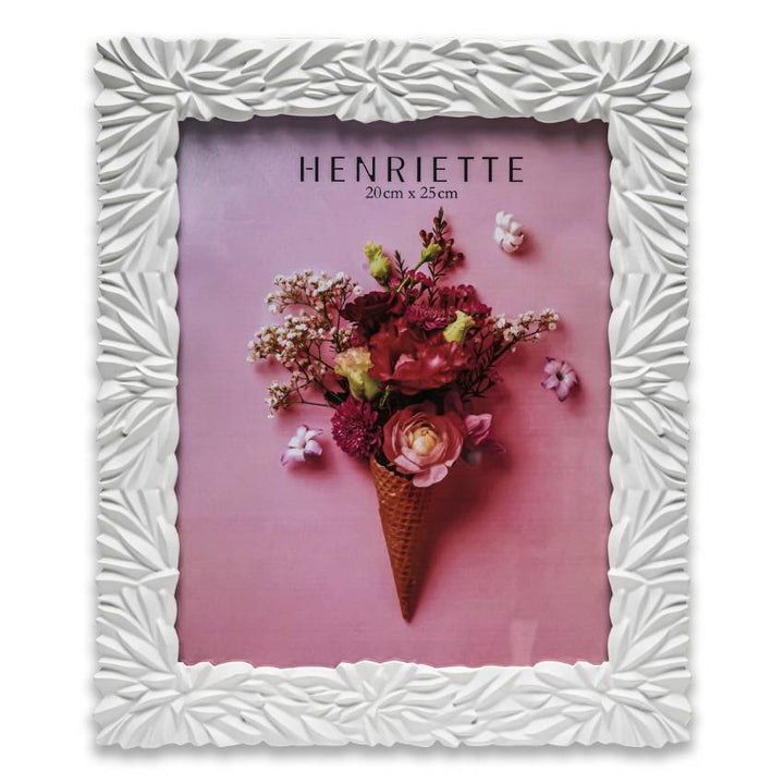 Cornice Henriette Origami Ostuni Bianco 20x25 cm D18797