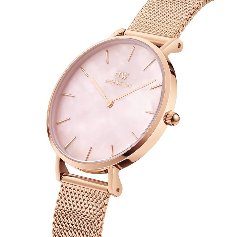 Orologio Donna Daniel Wellington Quarzo Solo Tempo Madreperla Acciaio Rosè DW00100516