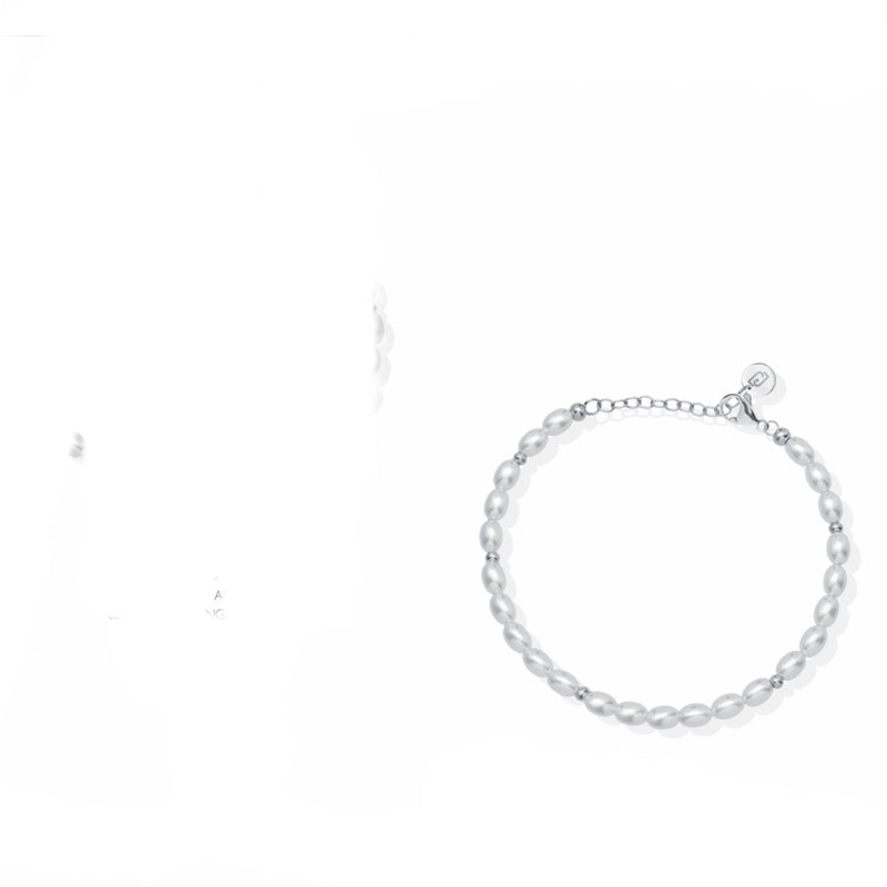 Collana Donna Liu Jo AcciaioBianco Con Perle LJ2849
