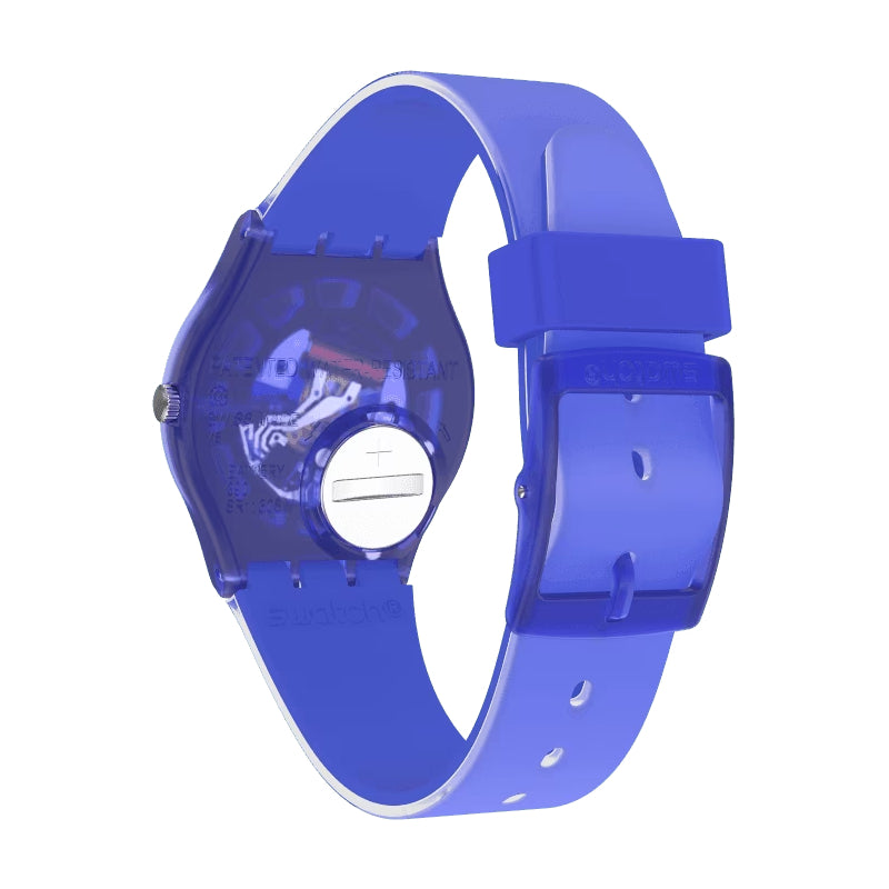 Orologio Unisex Bambino Swatch Blu Electric Shark Quarzo GN268