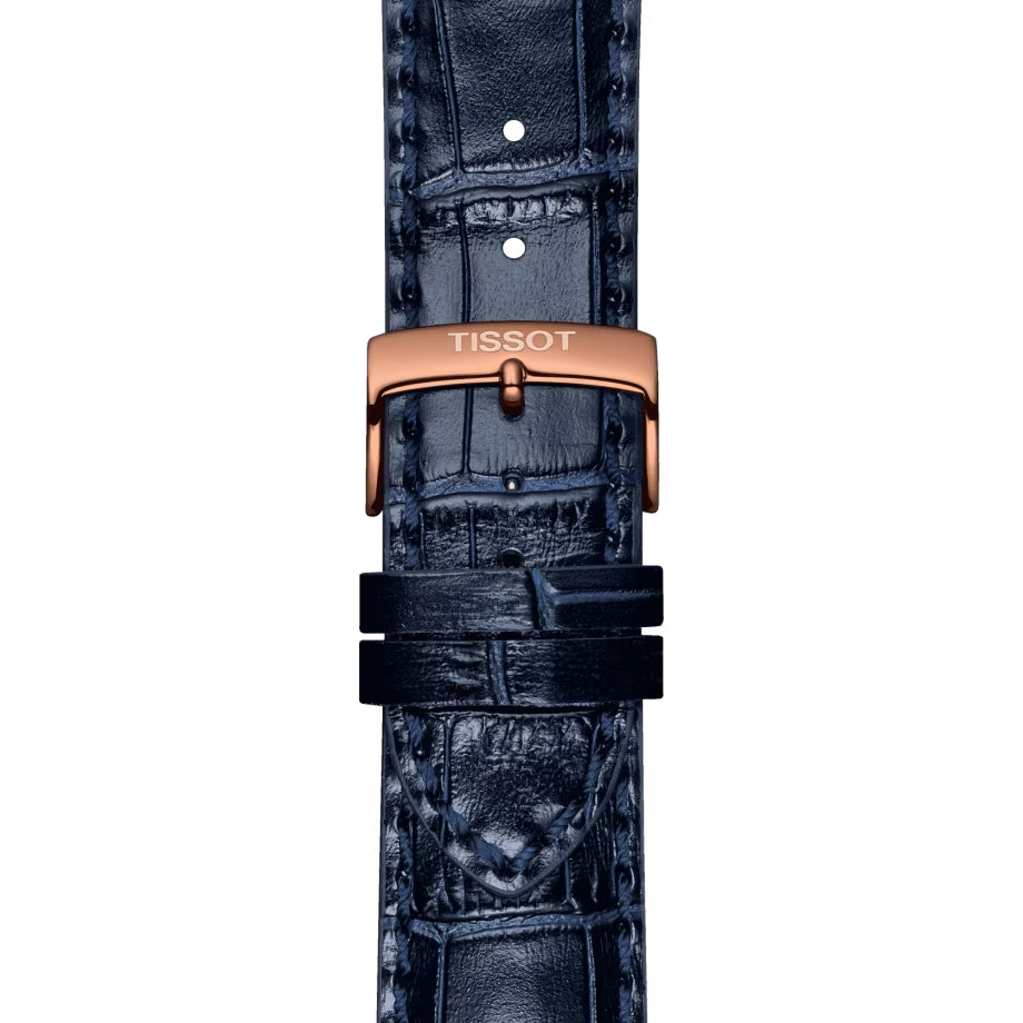 Orologio Uomo Tissot Chrono XL Acciaio Rosè Quarzo Cronografo Blu T1166173604200