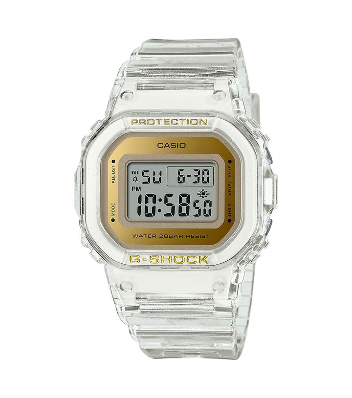 Orologio Unisex Casio G-Shock Quarzo Digitale Dorato Bianco GMD-S5600SG-7ER