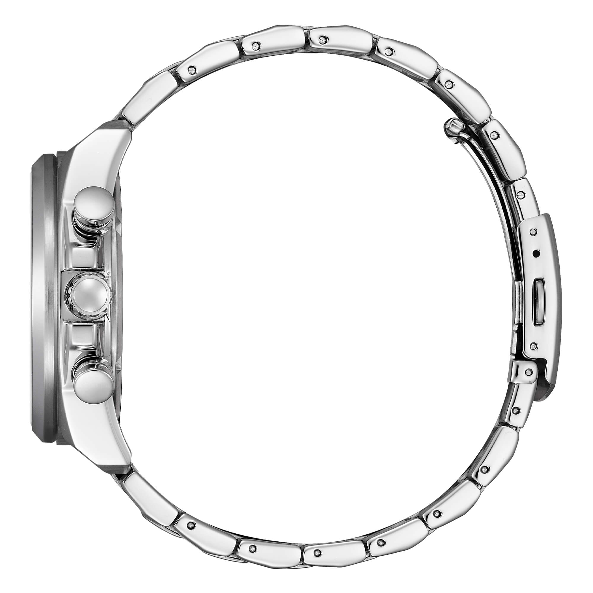 Orologio Uomo Citizen Verde Pilot Eco-Drive Cronografo Acciaio Data CA4640-50X