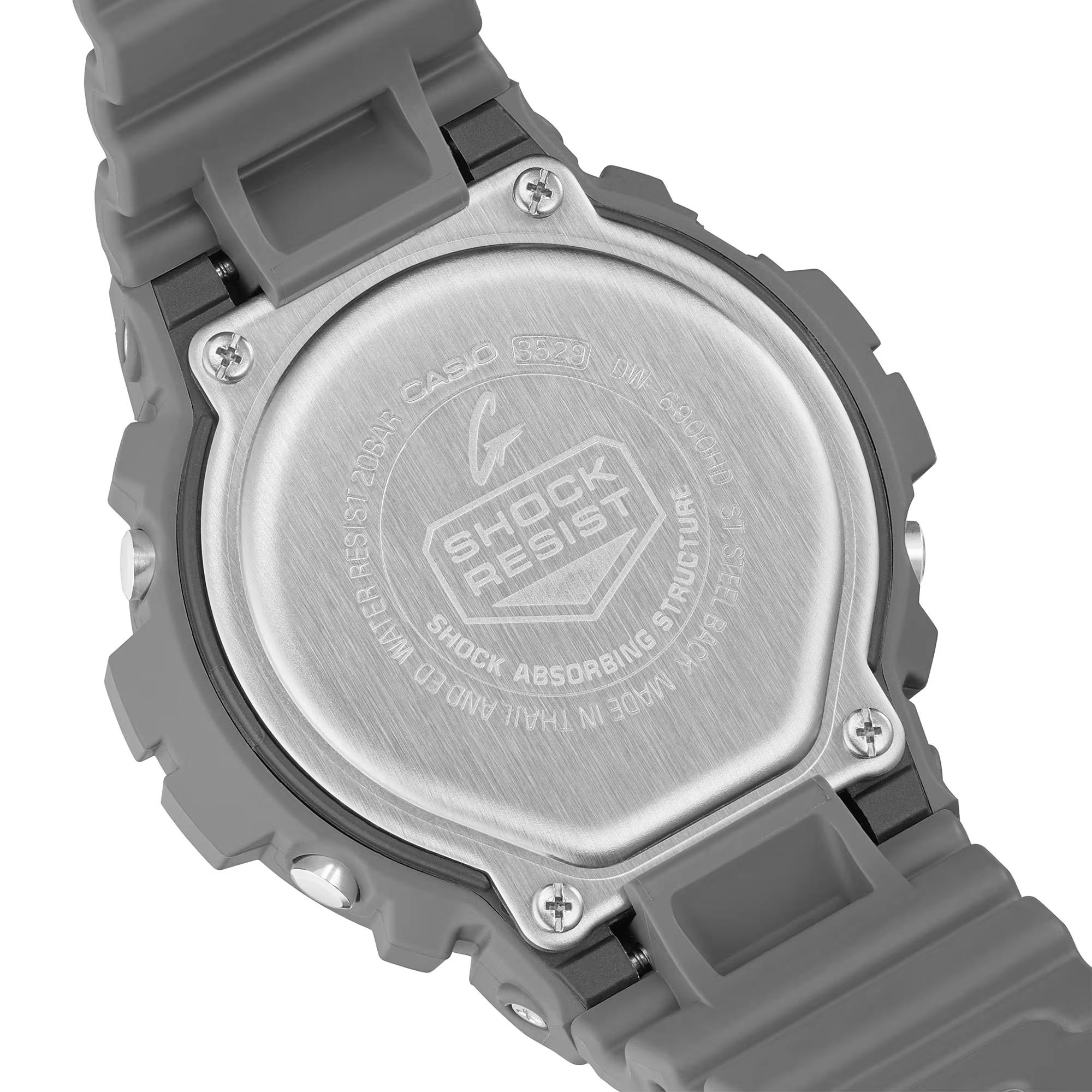 Orologio Uomo Casio G-SHOCK Quarzo Digitale Grigio Bianco DW-6900HD-8ER