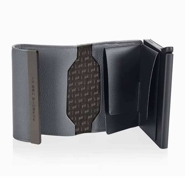 Portacarte Porsche Design Secrid Pelle Grigia OSE09800.004