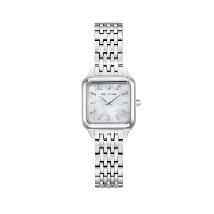 Orologio Donna Bulova Quarzo Solo Tempo Sutton Square Acciaio Madreperla 96L357