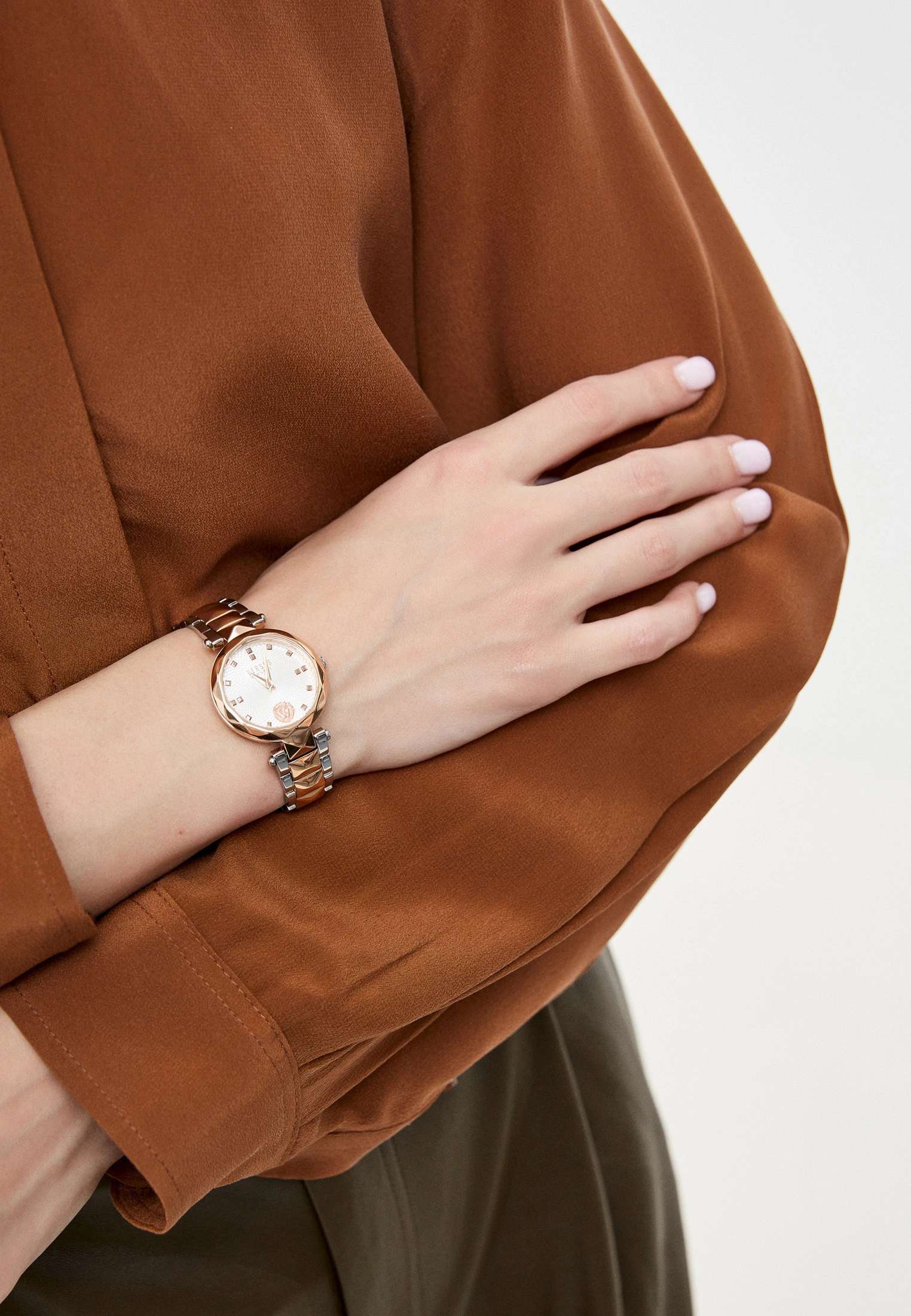 Orologio Donna Versus By Versace Quarzo Solo Tempo Acciaio Bicolore Leone VSPHK0920