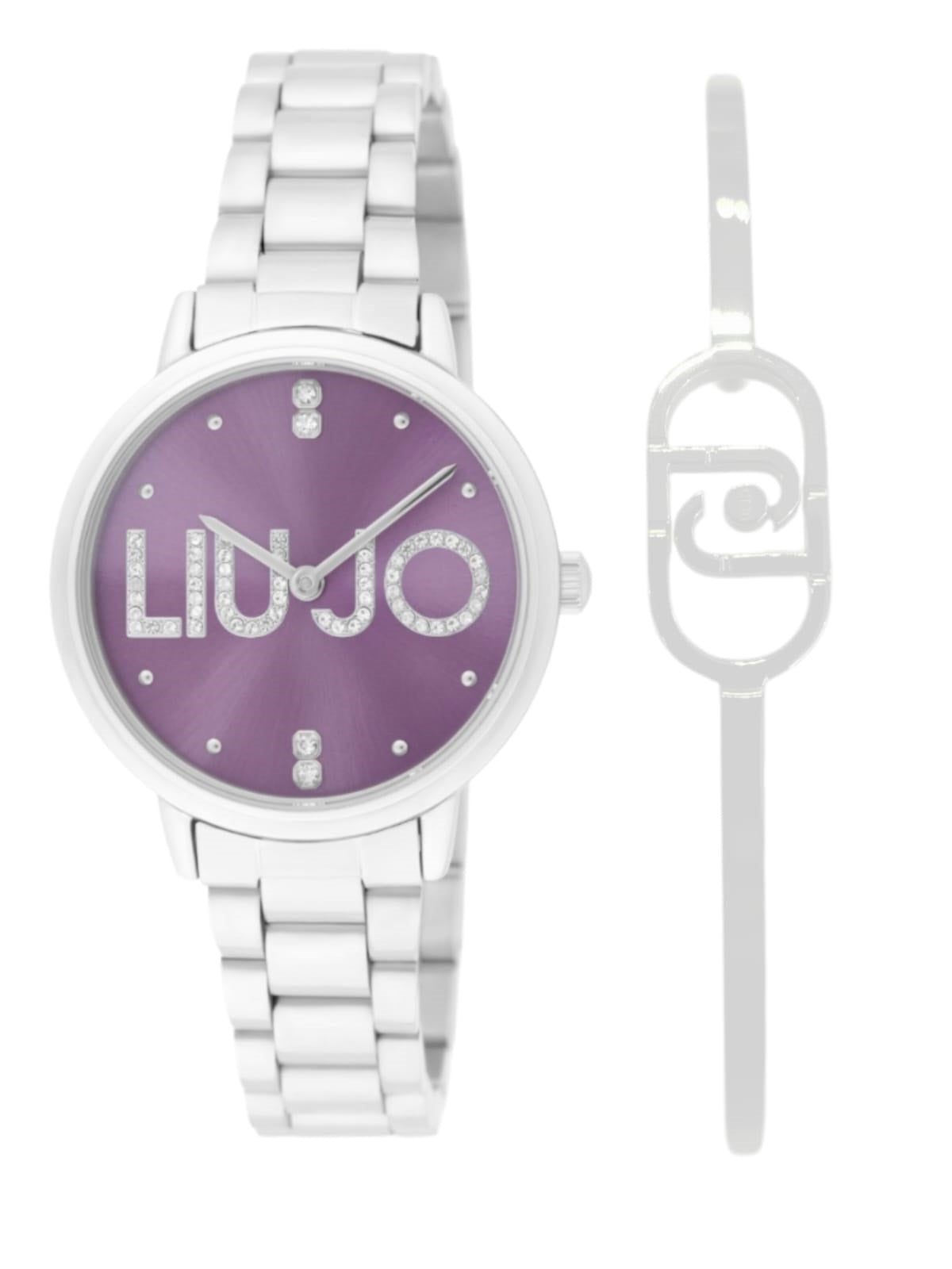 Orologio Donna Liu Jo Luxury Couple Plus Acciaio Zirconi Bracciale TLJ2516
