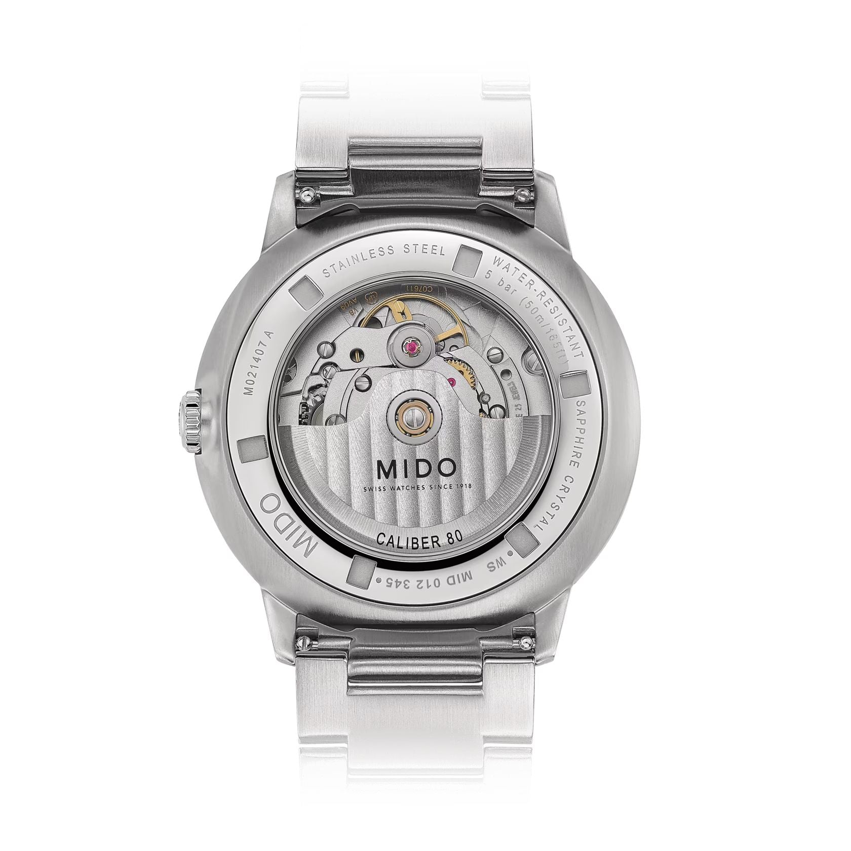 Orologio Uomo Mido Automatico Commander Scheletrato Verde M0214071141103