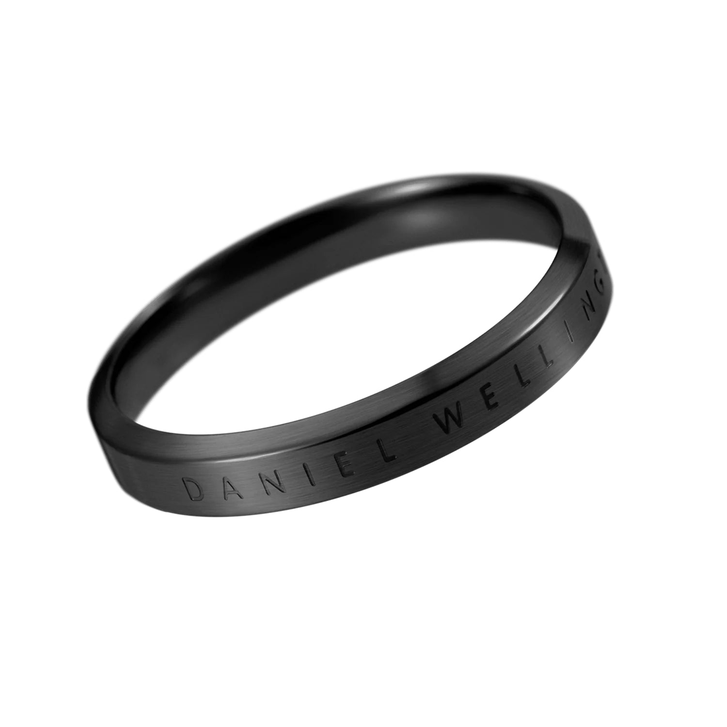 Anello Uomo Daniel Wellington Acciaio Nero Satinato Misura 24 DW00400366