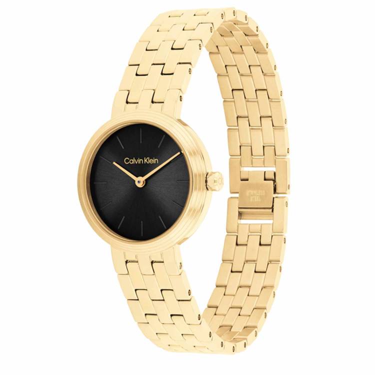 Orologio Donna Acciaio Oro Calvin Klein Quarzo Solo Tempo 25100187