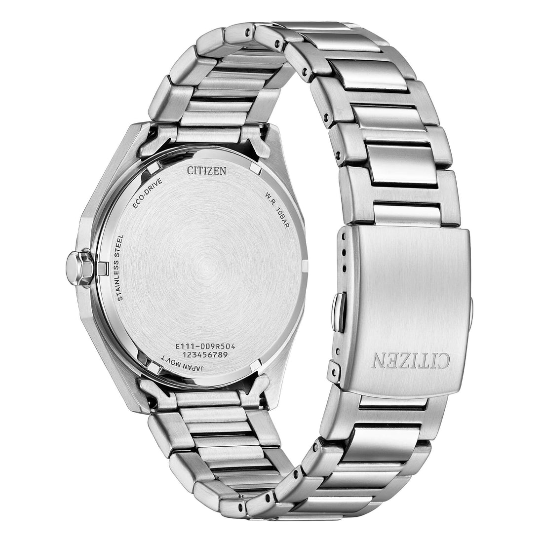 Orologio Uomo Citizen Blu Eco-Drive Solo Tempo Acciaio Data BM7631-52L