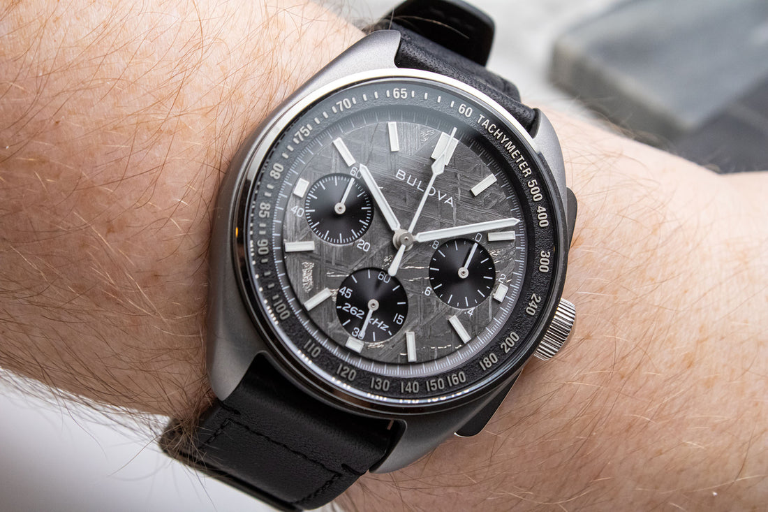 Orologio Uomo Bulova Lunar Pilot Edizione Limitata Meteorite Nero 96A312