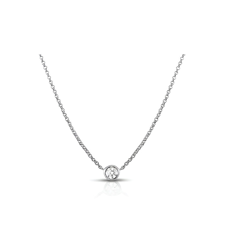 Collana Donna Liu Jo Acciaio Catena Punto Luce Zircone Bianco LJ2529