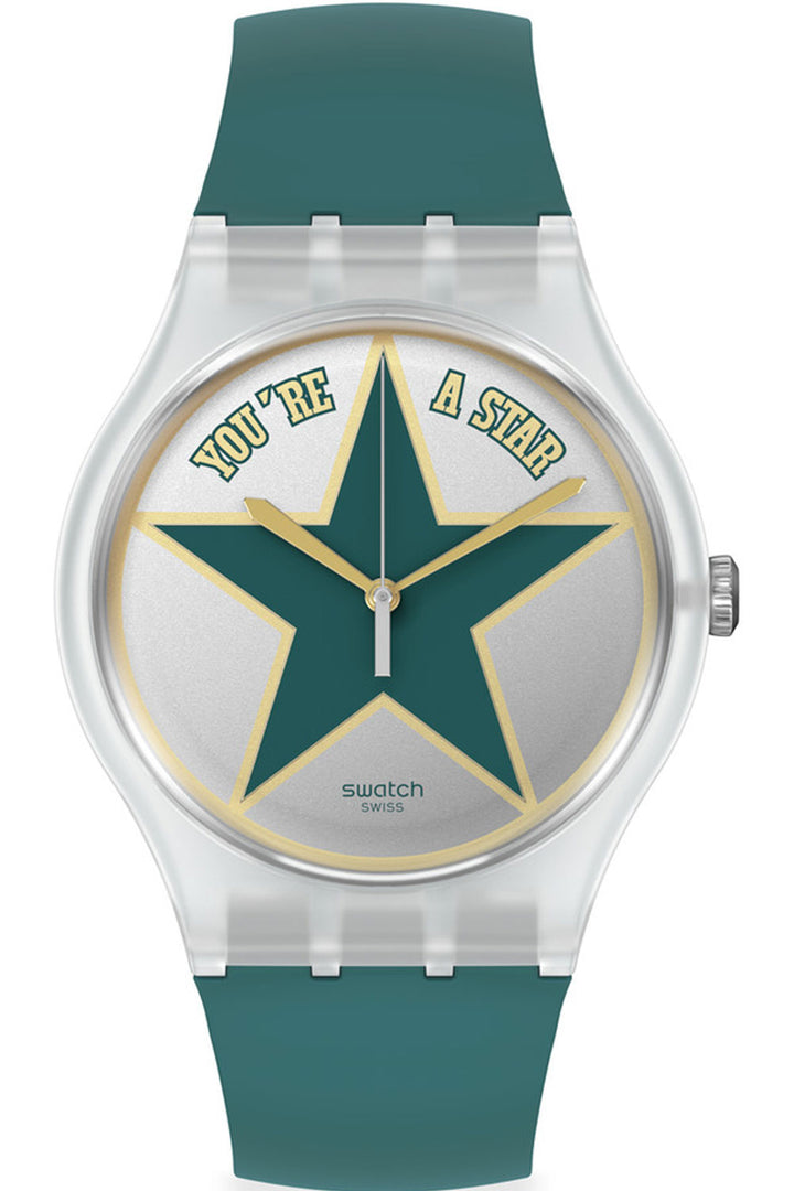 Orologio Uomo Swatch Solo Tempo Star Dad Festa del Papà SO29Z119