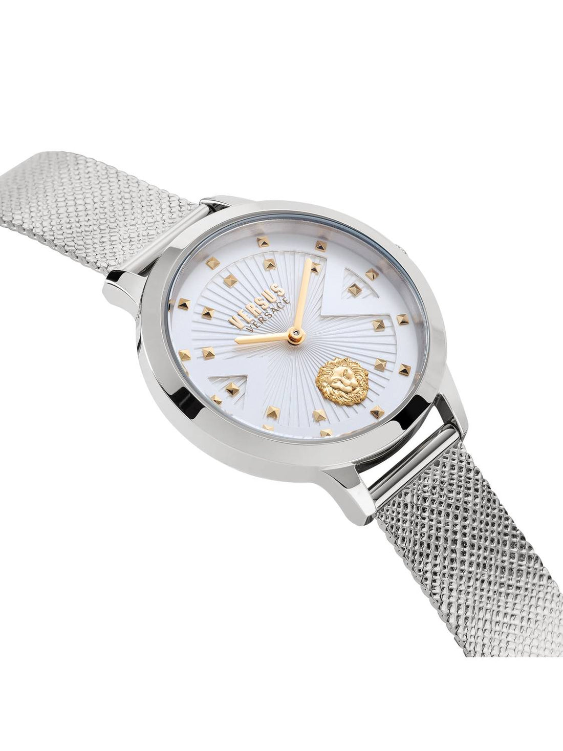Orologio Donna Versus By Versace Acciaio Quarzo Solo Tempo Leone Dorato VSPZK0421