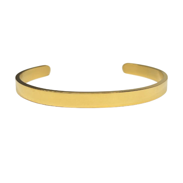 Bracciale Unisex Re Mida Acciaio Dorato Semirigido Personalizzato BR-C-7