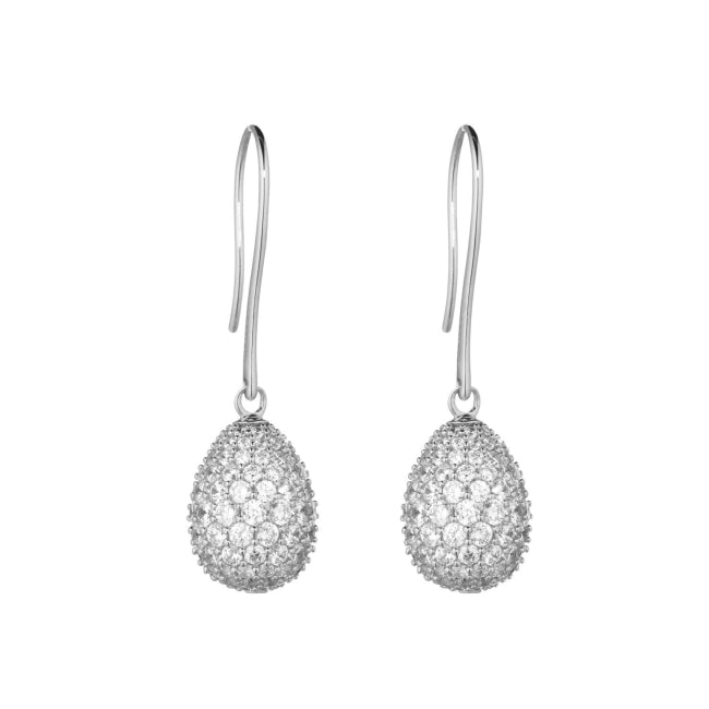Orecchini Tsars in Argento Zirconi –9Nine Ladies` Earrings – 9E01S