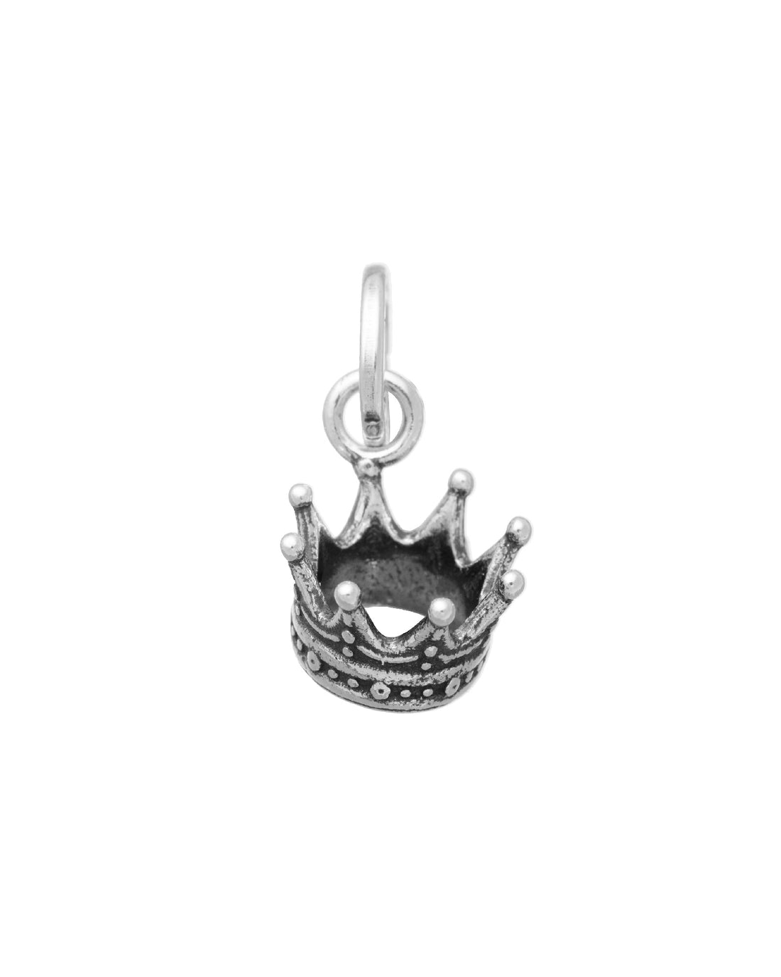 Charm Donna Giovanni Raspini Argento 925 Mini Corona Realizzato A Mano 10922