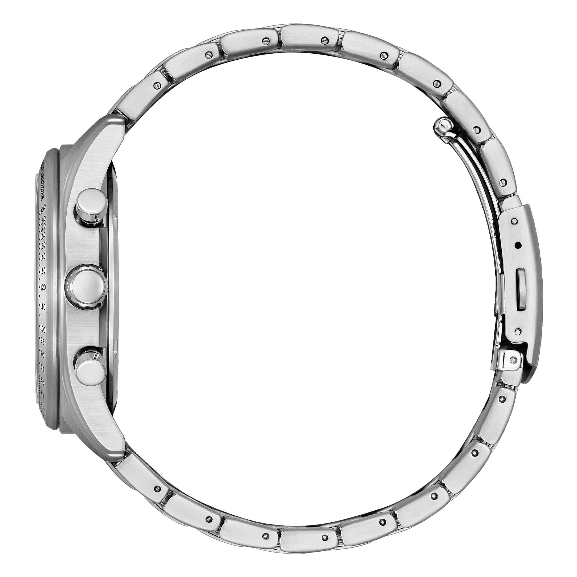 Orologio Uomo Citizen Eco-Drive Cronografo Acciaio Verde Data CA4600-89X