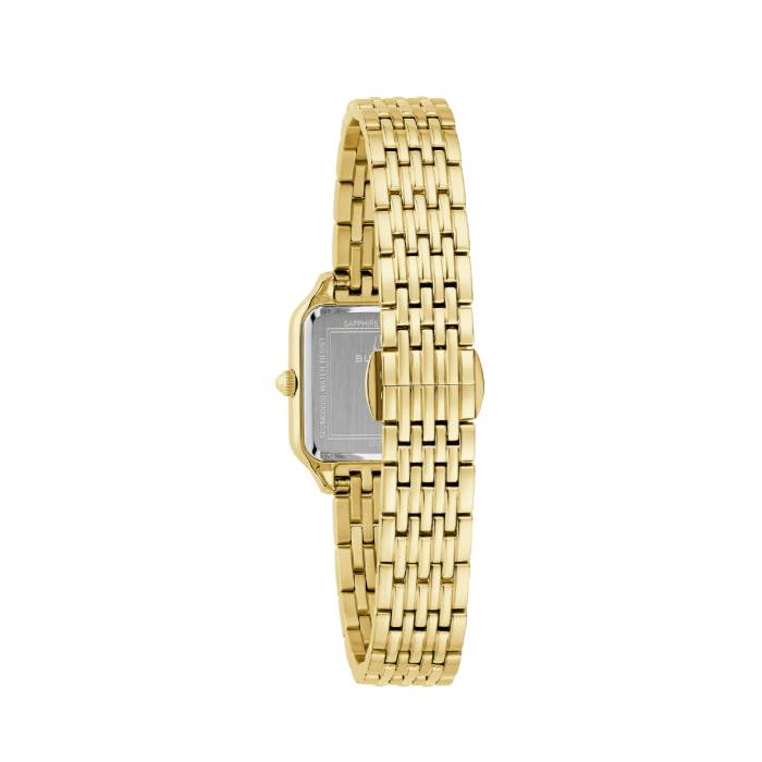 Orologio Donna Bulova Quarzo Solo Tempo Sutton Square Acciaio Dorato 97L191