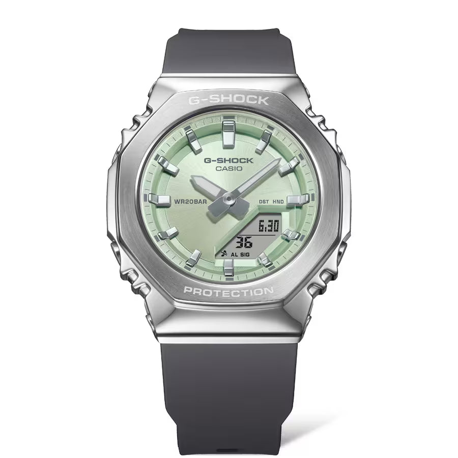 Orologio Unisex Casio G-SHOCK Acciaio Verde Lucido GM-S2100A-3AER