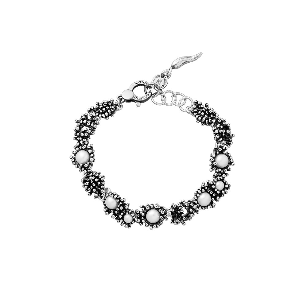 Bracciale Donna Giovanni Raspini Argento 925 Anemone Perle Naturali 10565