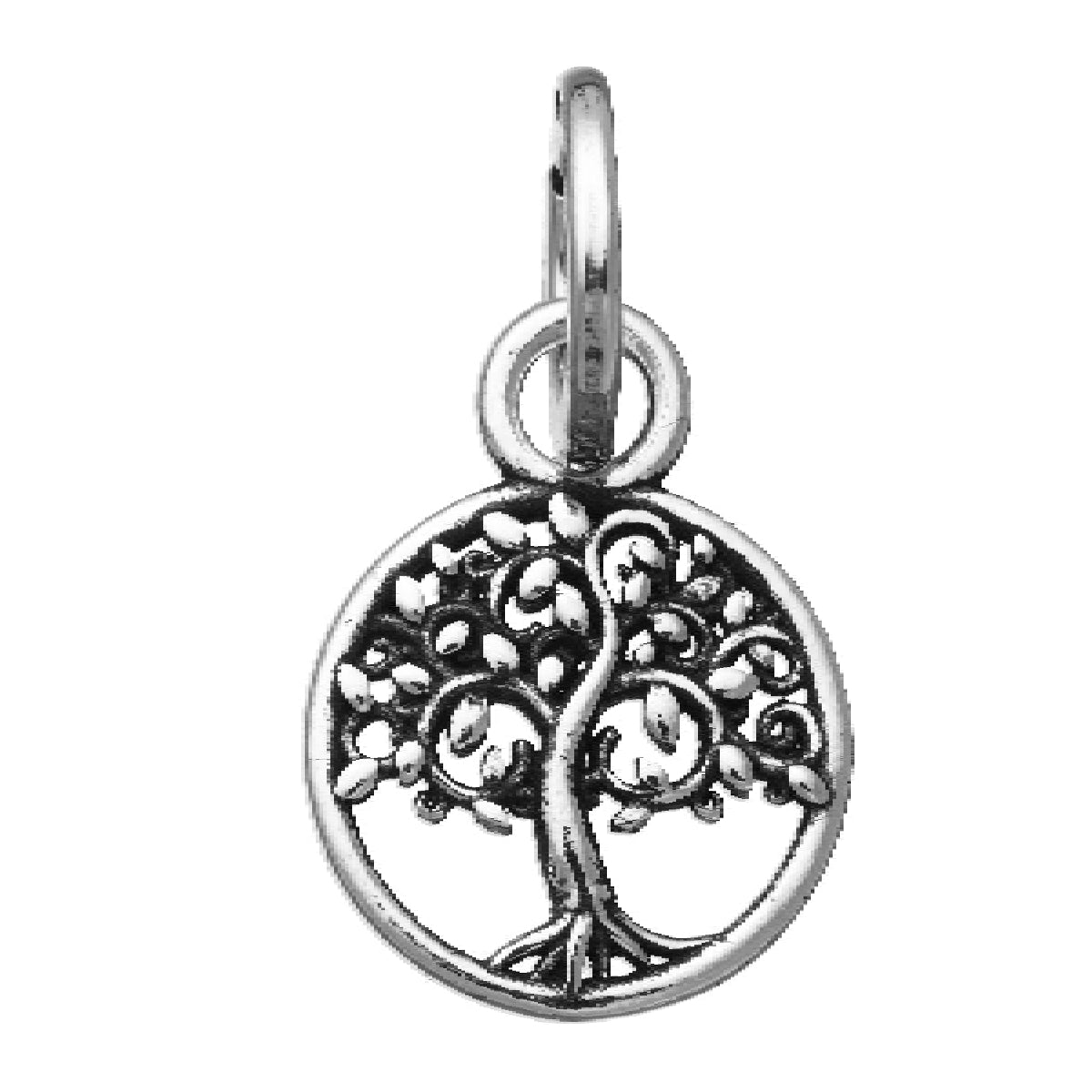 Charm Donna Giovanni Raspini Argento 925 Mini Albero Della Vita Fatto A Mano 10914
