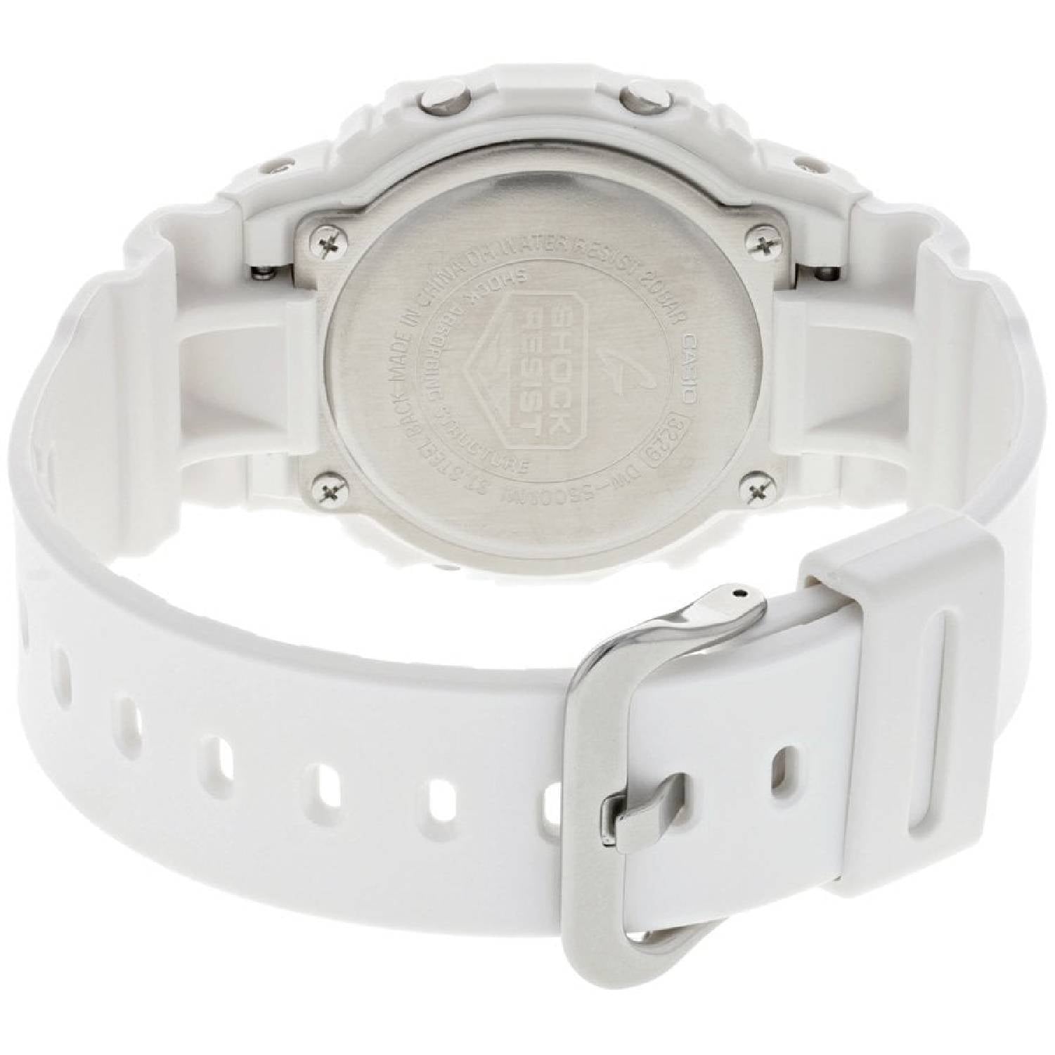 Orologio Uomo Casio G-SHOCK Quarzo Digitale Bianco Display Led DW-5600MW-7ER