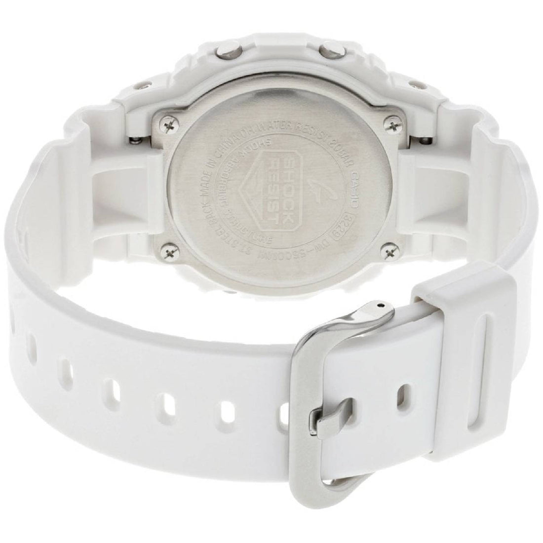 Orologio Uomo Casio G-SHOCK Quarzo Digitale Bianco Display Led DW-5600MW-7ER