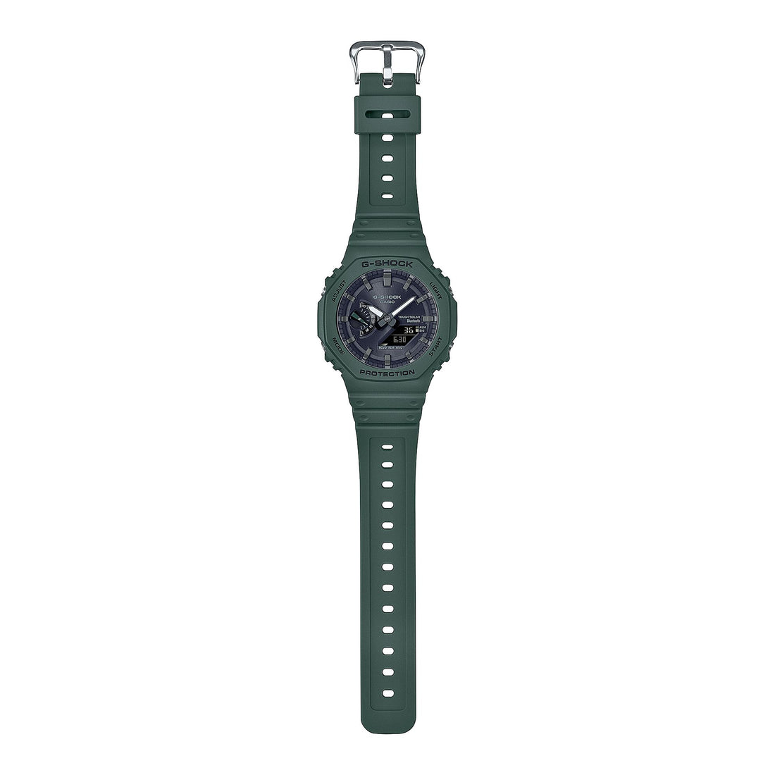 Orologio Uomo G-shock Casio Gomma Verde Carica Solare GA-B2100-3AER