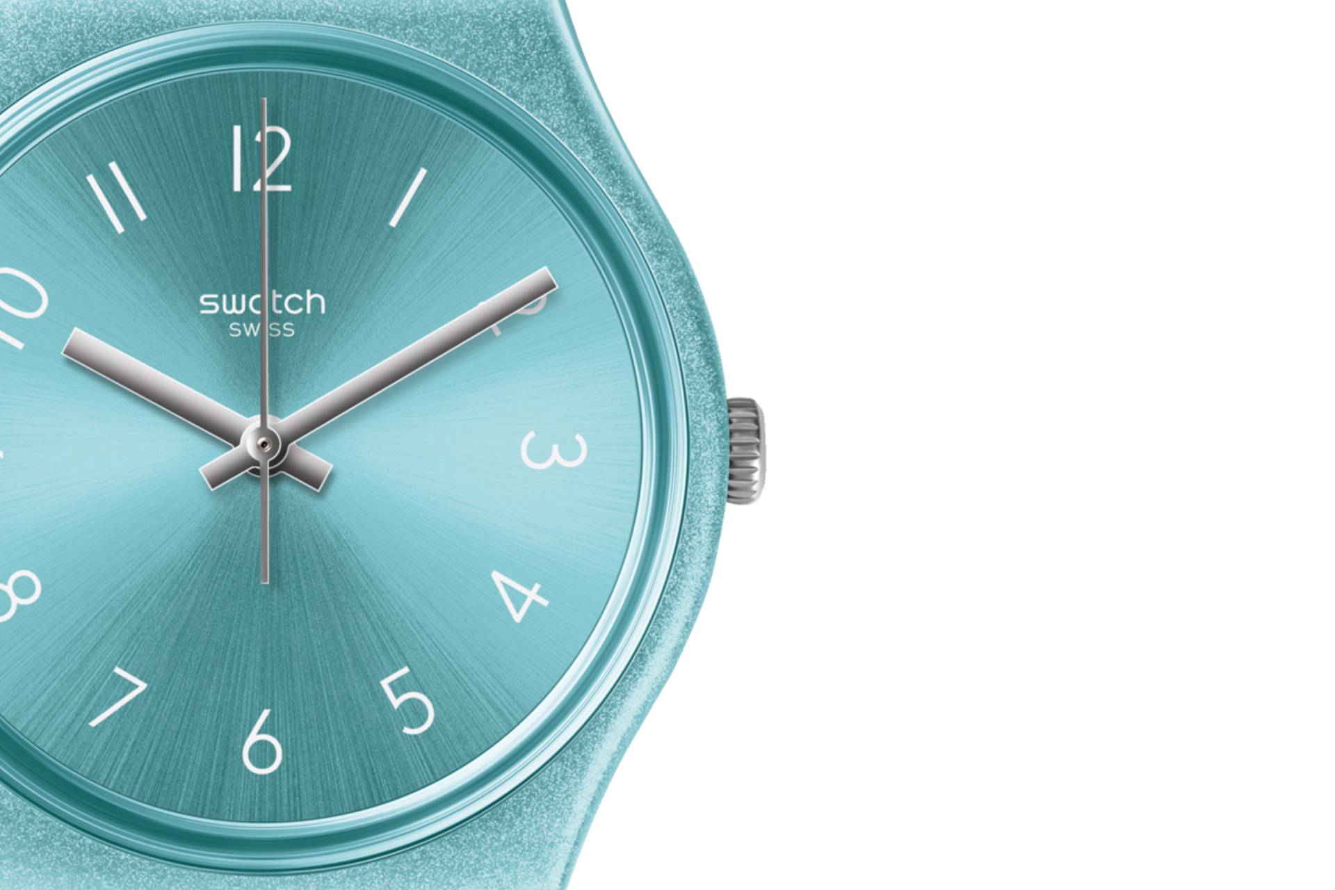 Orologio Unisex Bambino Swatch So Blue Verde Acqua Turchese GS160