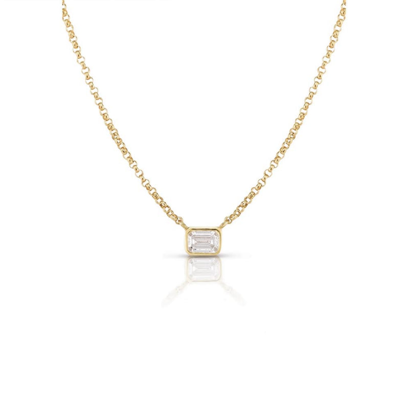 Collana Donna Liu Jo Acciaio Dorato Catena Punto Luce Zircone Bianco LJ2530