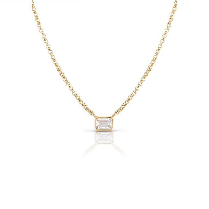 Collana Donna Liu Jo Acciaio Dorato Catena Punto Luce Zircone Bianco LJ2530