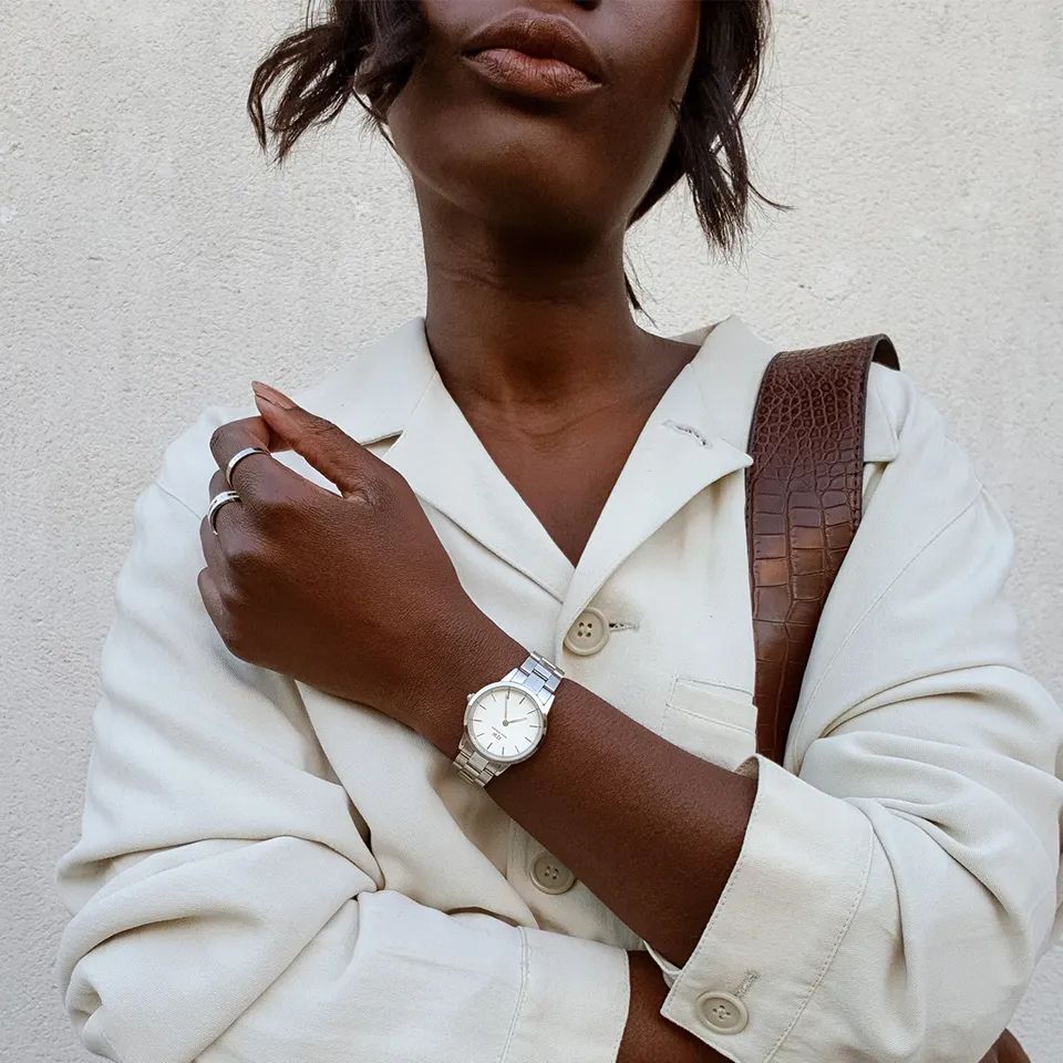 Orologio Donna Daniel Wellington Quarzo Solo Tempo Acciaio Bianco 36 mm DW00100203
