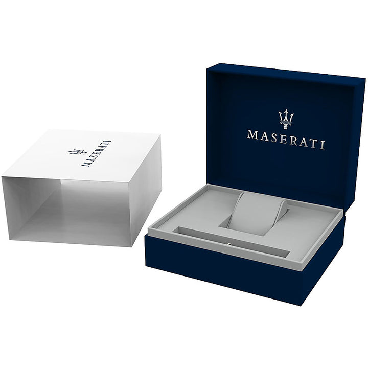Orologio Uomo Maserati Automatico Acciaio Vetro Minerale Pelle Naturale Marrone R8821118010