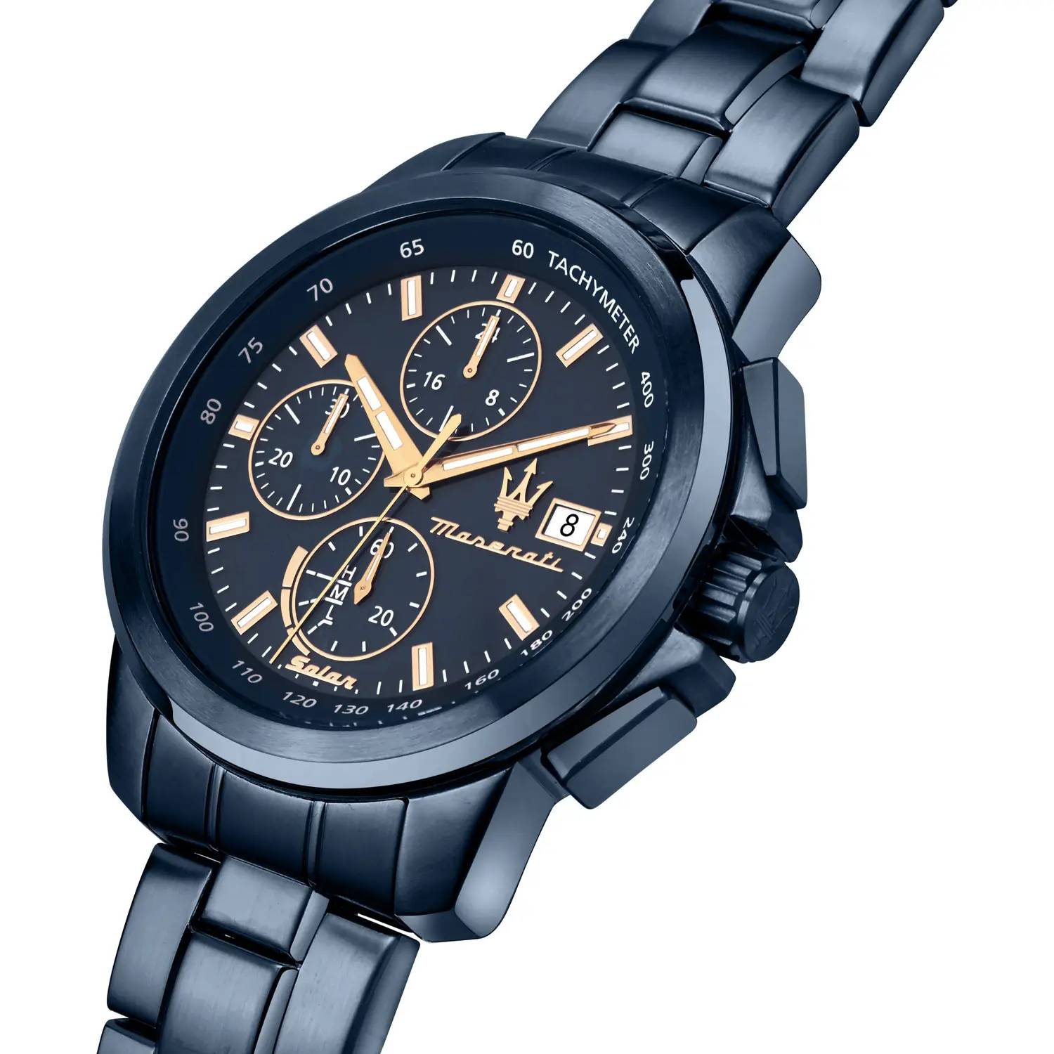 Orologio Uomo Maserati Carica Solare Solo Tempo solar Blu R8873649002