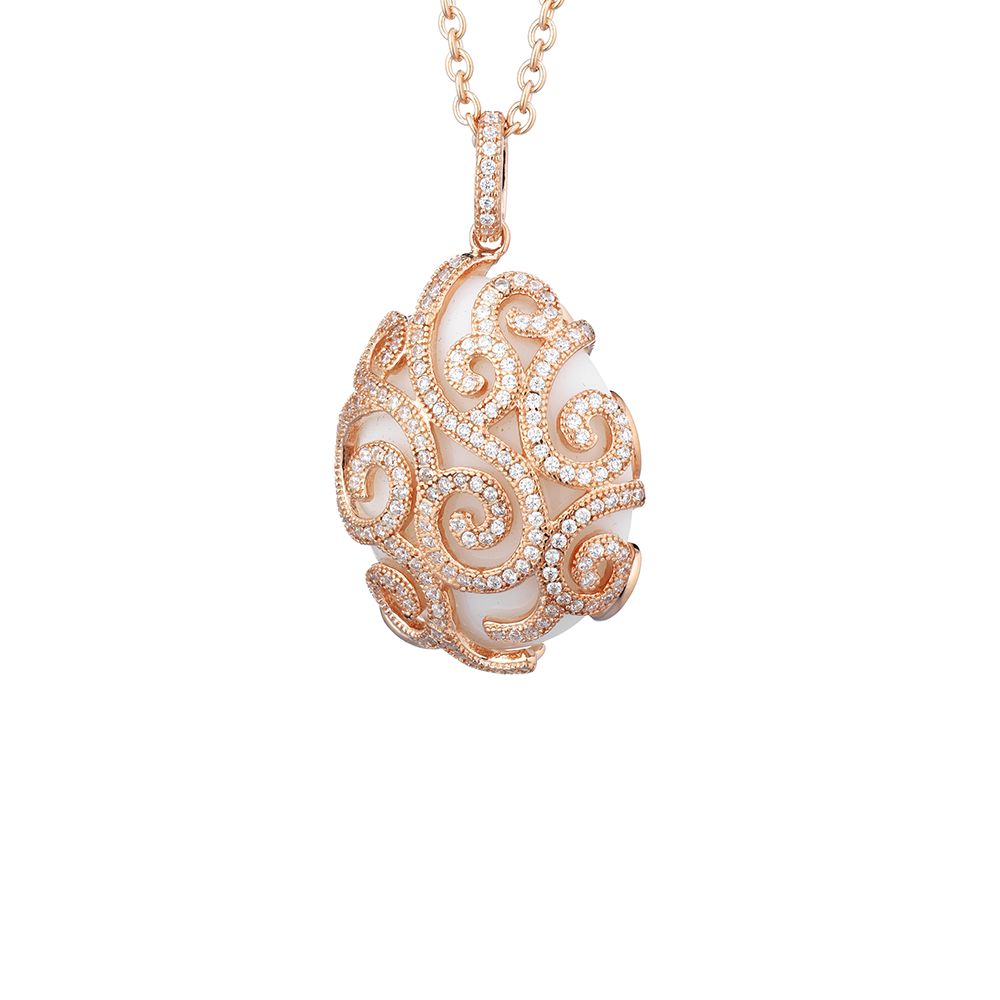 Collana Tsars in Argento con Agata e Zirconi " Alexandra"  Collection